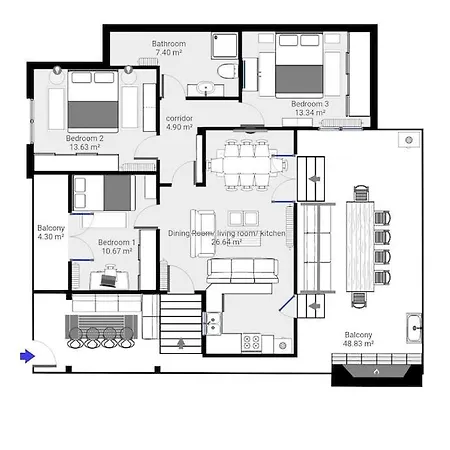 Апартаменты Cozy House